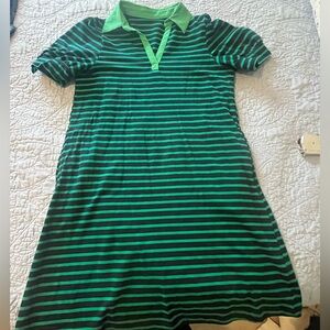 Preppy collared t-shirt dress